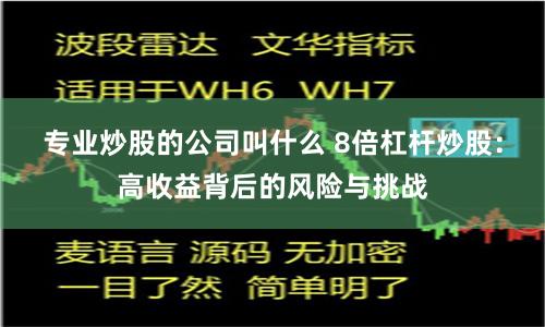 专业炒股的公司叫什么 8倍杠杆炒股：高收益背后的风险与挑战