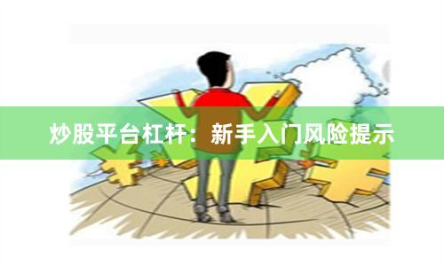 炒股平台杠杆：新手入门风险提示